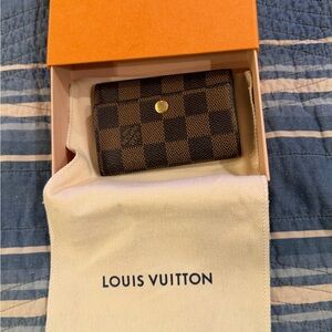 Louis Vuitton Brown Checkered Key Holder
